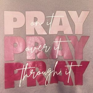 “PRAY ON IT” crewneck sweatshirt!